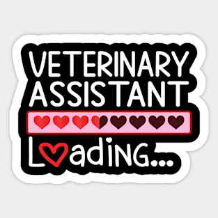 Veterinary Assistant Loading Sticker